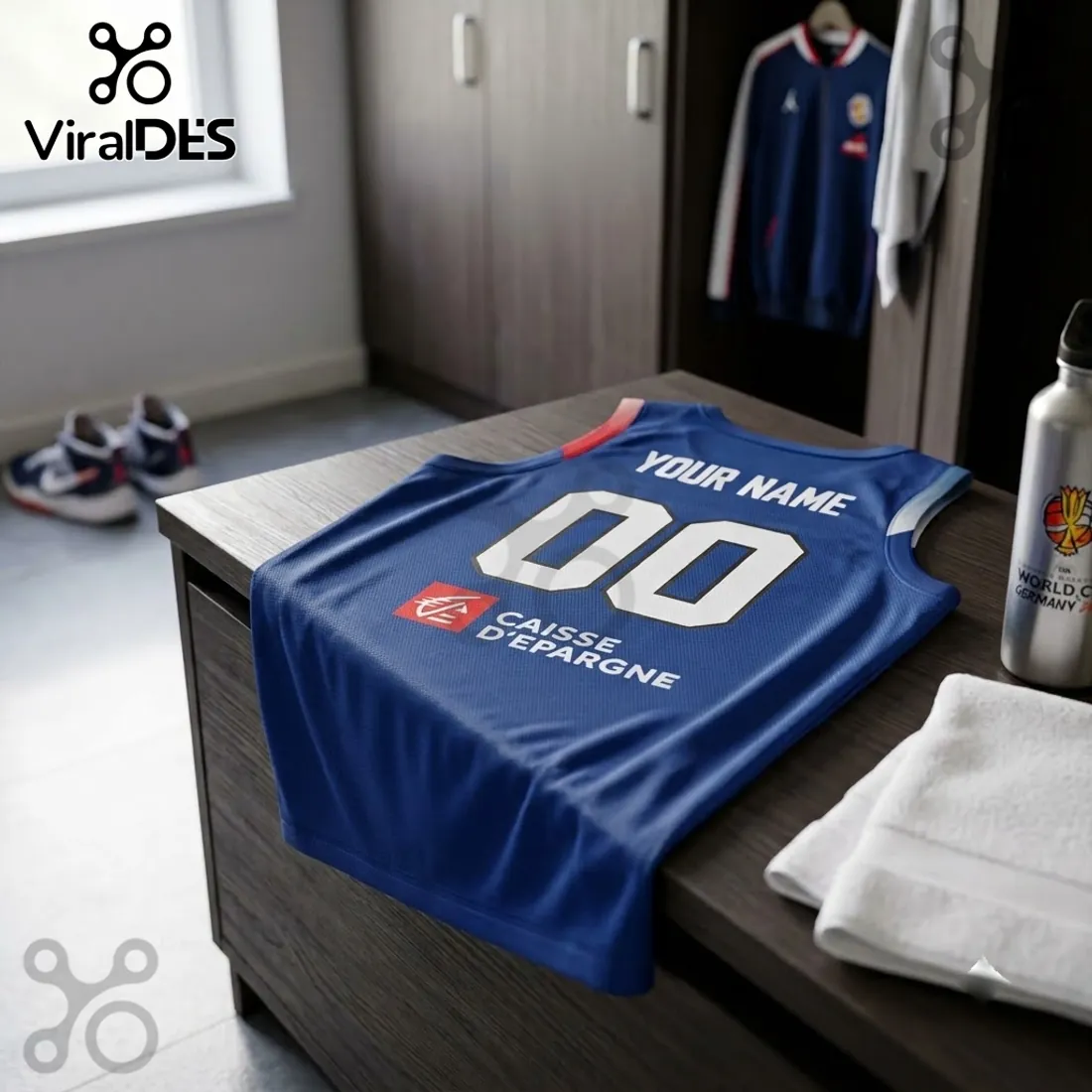 France Women’s Basketball 2026 FIBA World Cup Blue Jersey France Women’s Basketball 2026 FIBA World Cup Blue Jersey