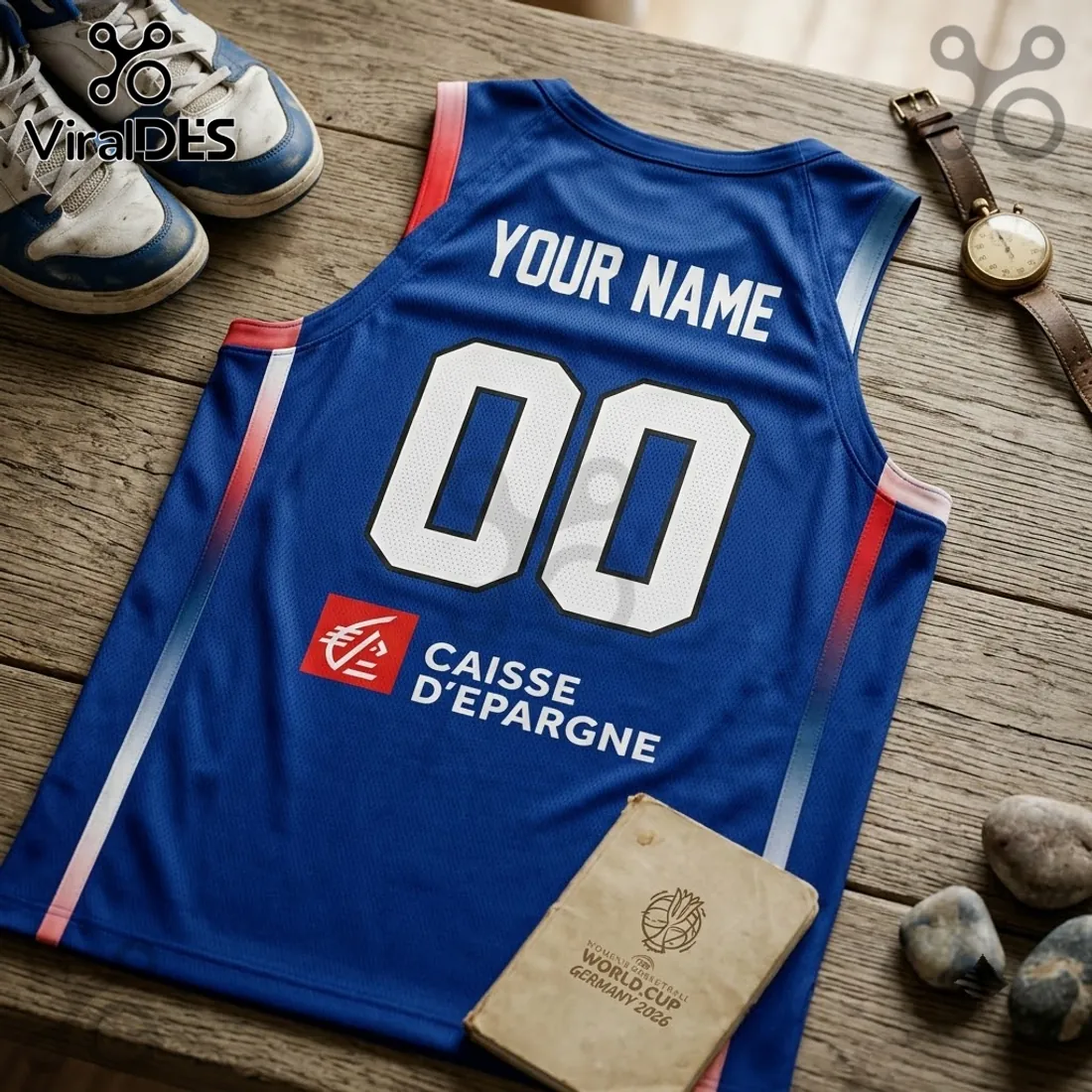 France Women’s Basketball 2026 FIBA World Cup Blue Jersey France Women’s Basketball 2026 FIBA World Cup Blue Jersey