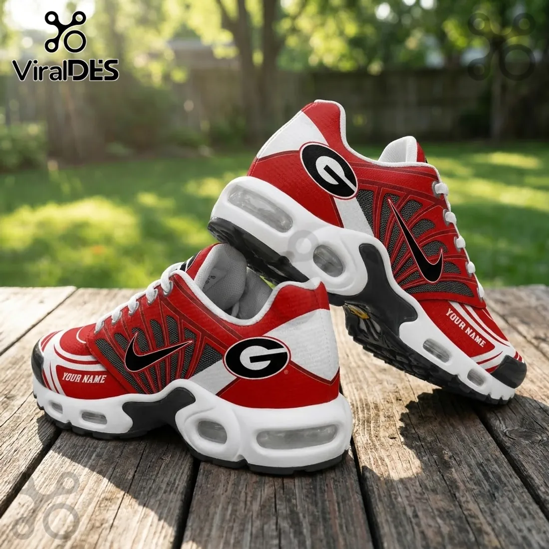 Georgia Bulldogs Custom Name Air Max Plus Running Shoes Georgia Bulldogs Custom Name Air Max Plus Running Shoes