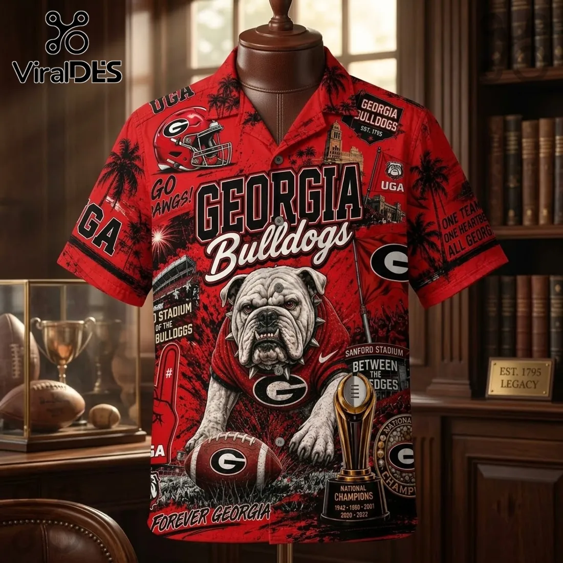 Georgia Bulldogs National Champions Hawaiian Shirt Georgia Bulldogs National Champions Hawaiian Shirt