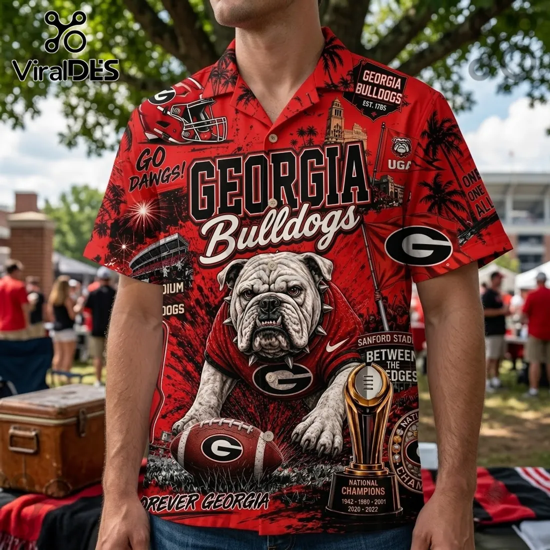 Georgia Bulldogs National Champions Hawaiian Shirt Georgia Bulldogs National Champions Hawaiian Shirt