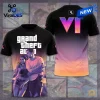 Grand Theft Auto VI Vice City Black T-Shirt