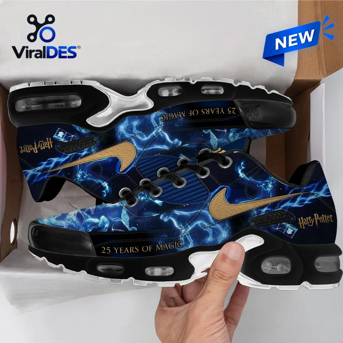 Harry Potter 25th Anniversary Blue Magic Air Max Shoes Harry Potter 25th Anniversary Blue Magic Air Max Shoes