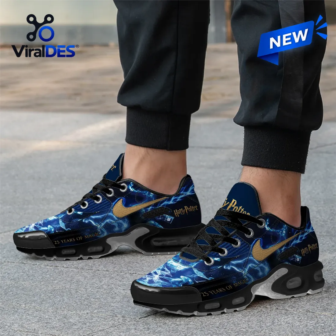 Harry Potter 25th Anniversary Blue Magic Air Max Shoes Harry Potter 25th Anniversary Blue Magic Air Max Shoes