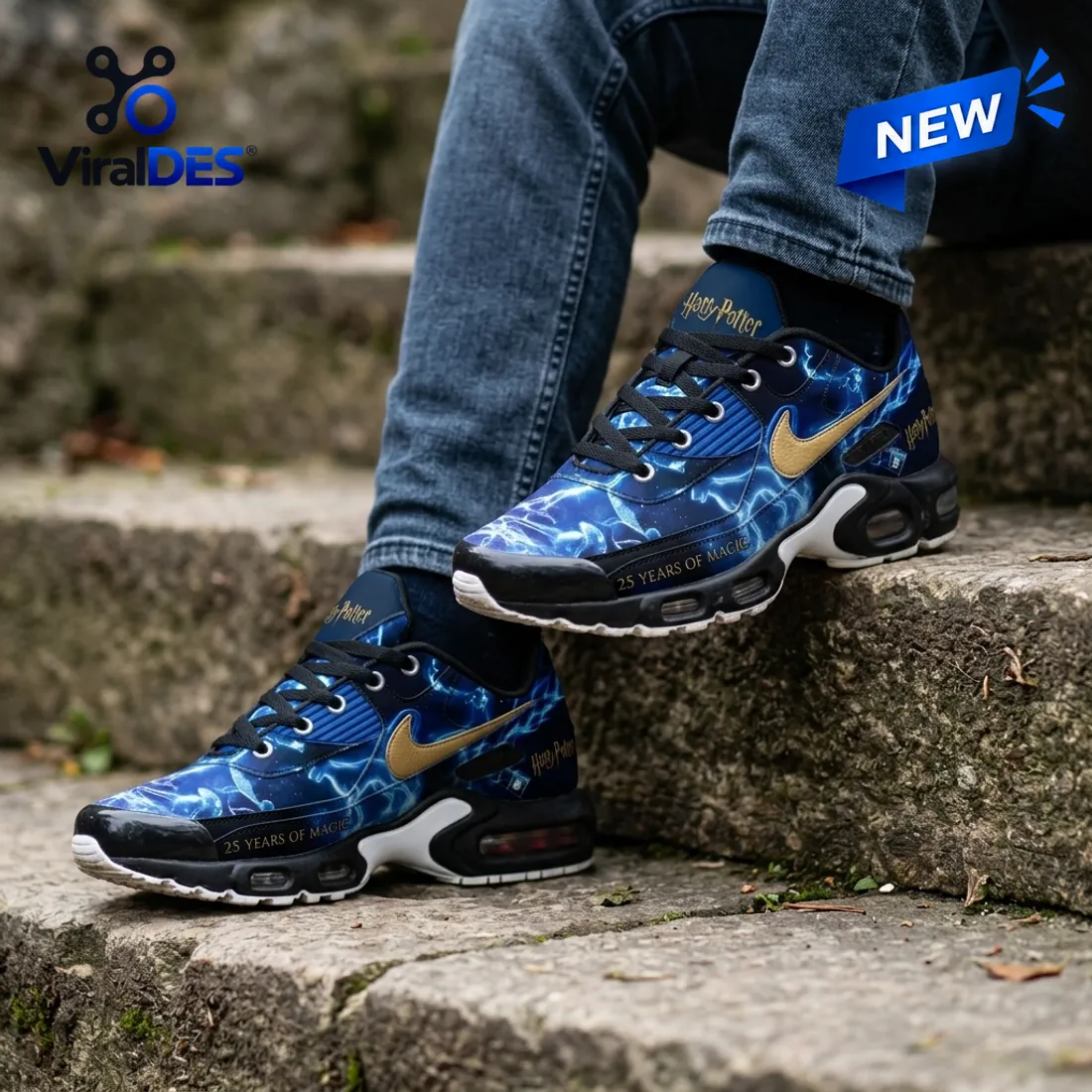 Harry Potter 25th Anniversary Blue Magic Air Max Shoes Harry Potter 25th Anniversary Blue Magic Air Max Shoes