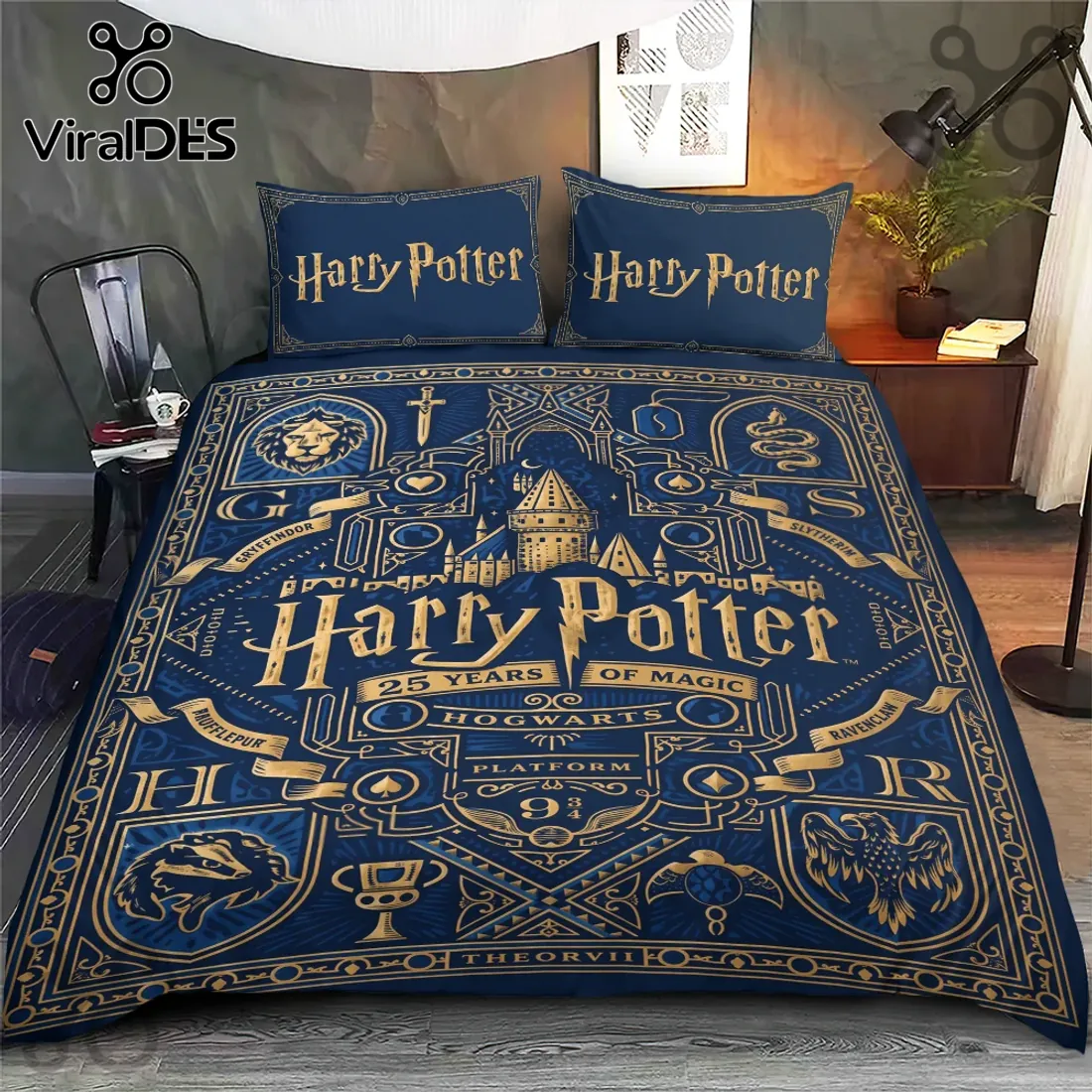 Harry Potter 25th Anniversary Duvet Bedding Set Harry Potter 25th Anniversary Duvet Bedding Set