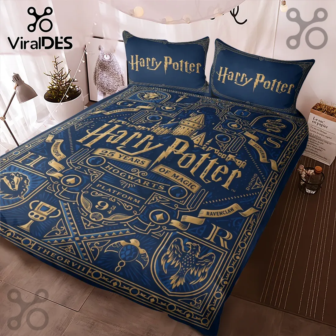 Harry Potter 25th Anniversary Duvet Bedding Set Harry Potter 25th Anniversary Duvet Bedding Set