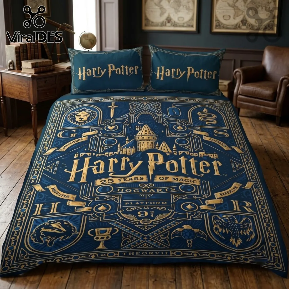 Harry Potter 25th Anniversary Duvet Bedding Set Harry Potter 25th Anniversary Duvet Bedding Set