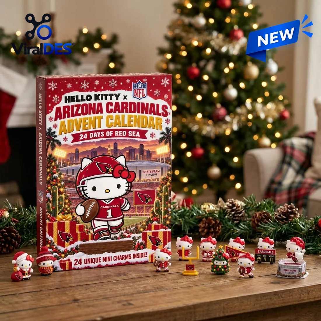 Hello Kitty x Arizona Cardinals Advent Calendar Hello Kitty x Arizona Cardinals Advent Calendar