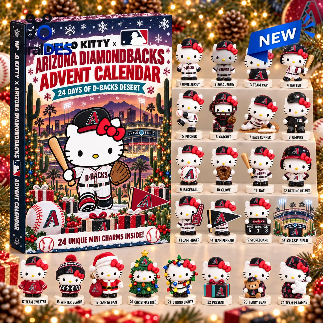 Hello Kitty x Arizona Diamondbacks 2026 Advent Calendar Hello Kitty x Arizona Diamondbacks 2026 Advent Calendar