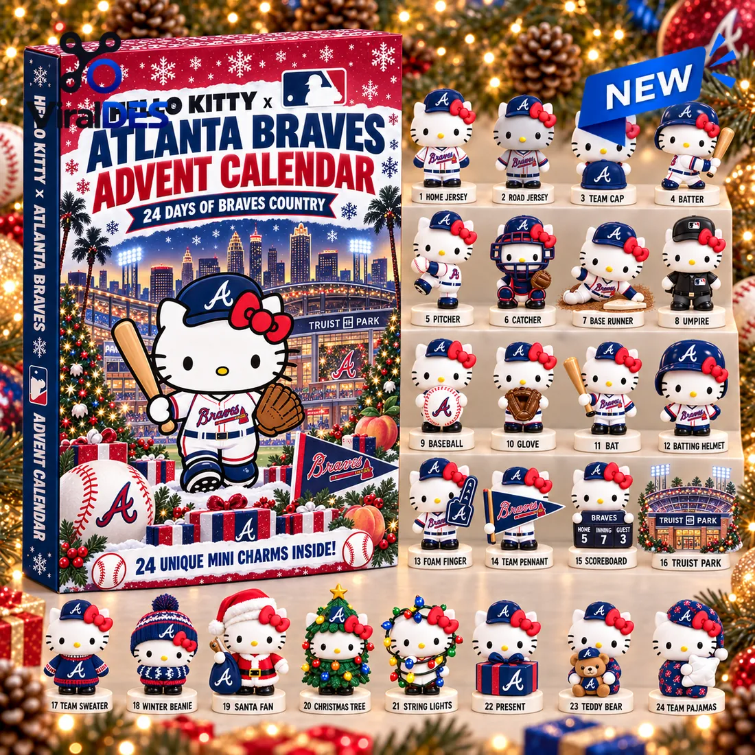 Hello Kitty x Atlanta Braves 2026 Advent Calendar Hello Kitty x Atlanta Braves 2026 Advent Calendar
