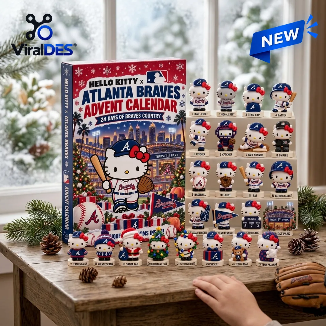 Hello Kitty x Atlanta Braves 2026 Advent Calendar Hello Kitty x Atlanta Braves 2026 Advent Calendar
