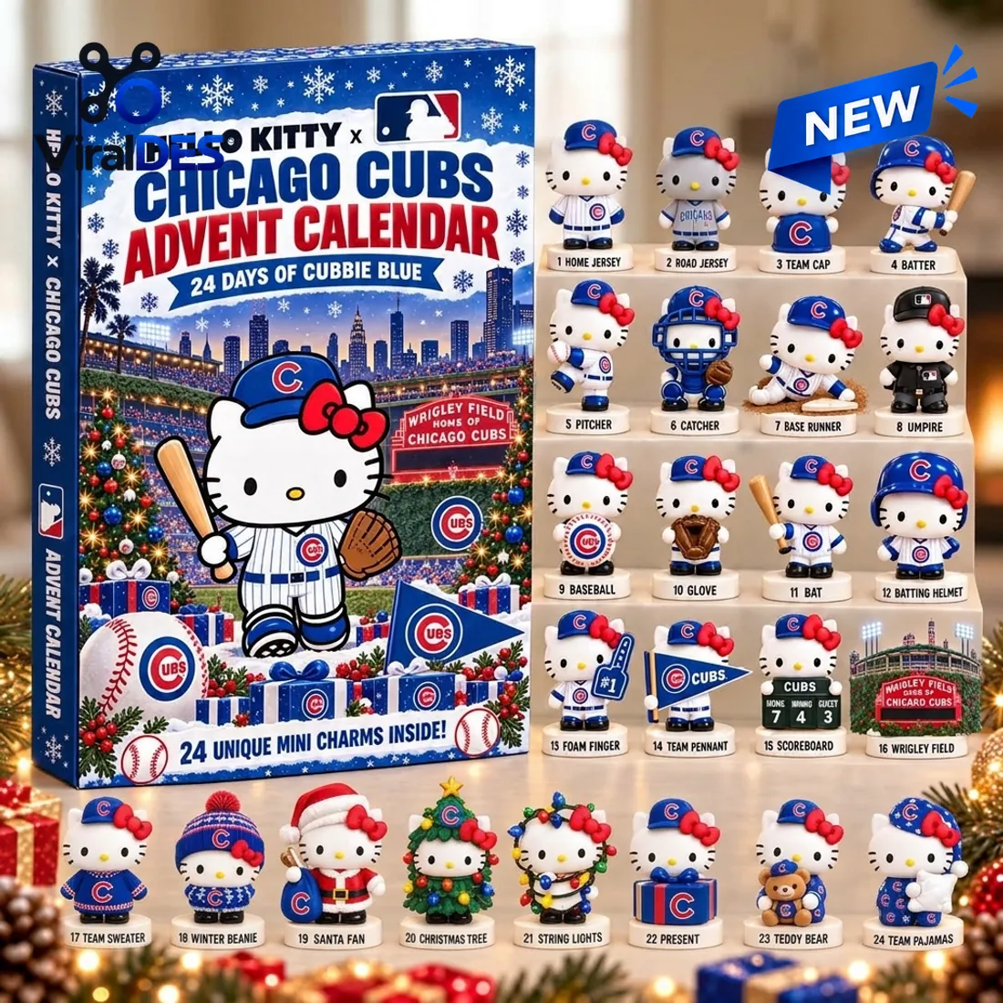 Hello Kitty x Chicago Cubs 2026 Advent Calendar Hello Kitty x Chicago Cubs 2026 Advent Calendar