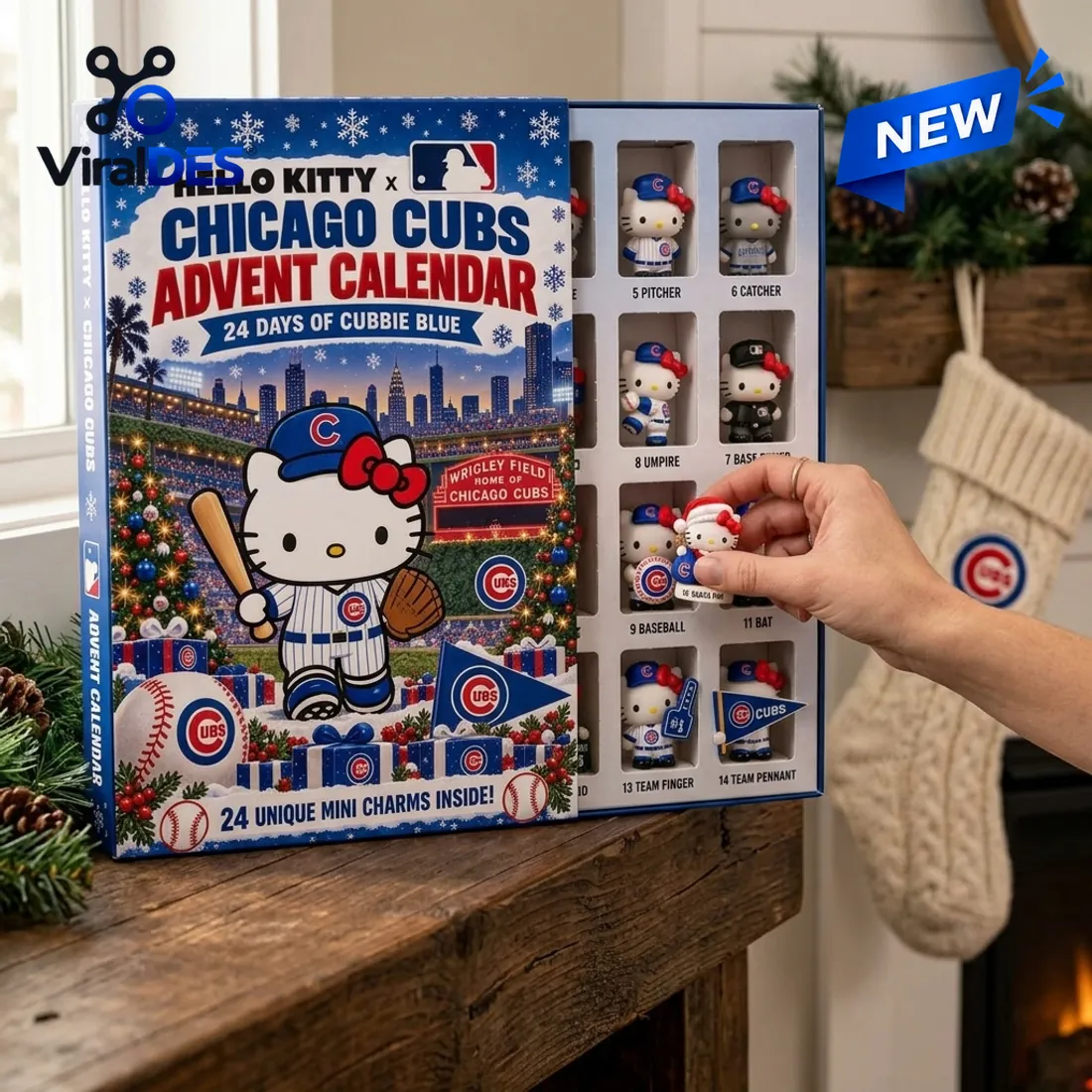 Hello Kitty x Chicago Cubs 2026 Advent Calendar Hello Kitty x Chicago Cubs 2026 Advent Calendar