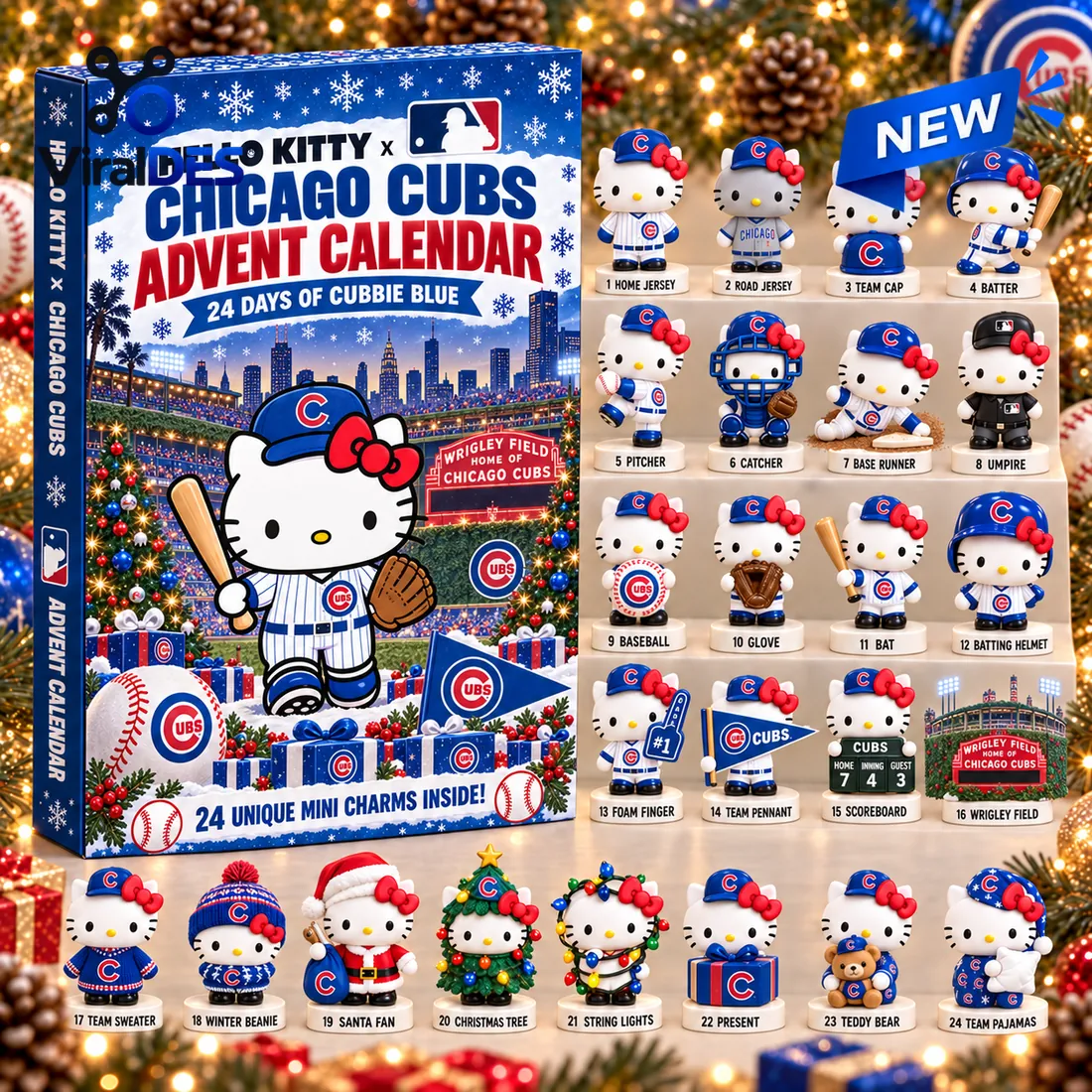 Hello Kitty x Chicago Cubs 2026 Advent Calendar Hello Kitty x Chicago Cubs 2026 Advent Calendar