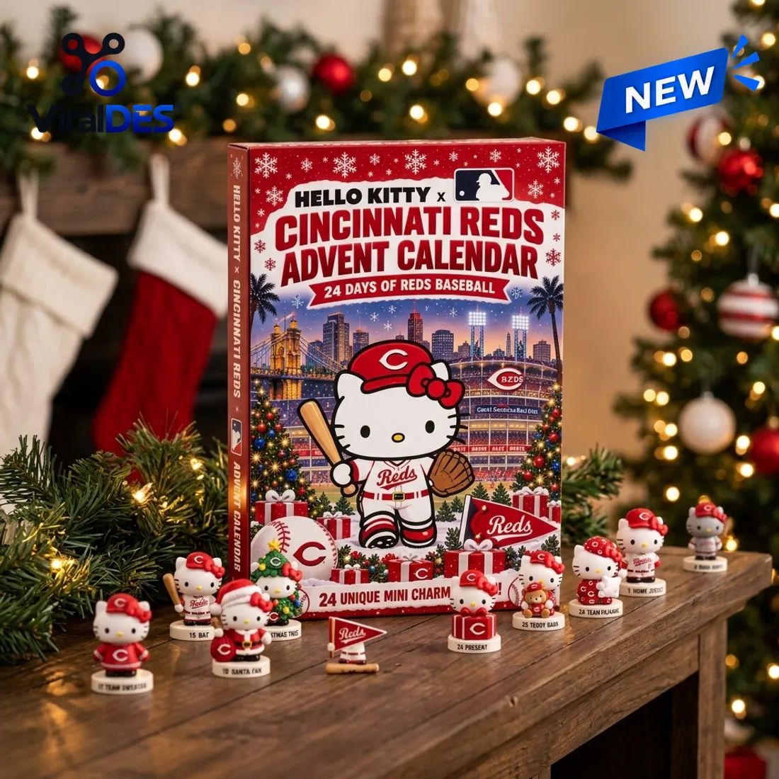 Hello Kitty x Cincinnati Reds Christmas Advent Calendar Hello Kitty x Cincinnati Reds Christmas Advent Calendar