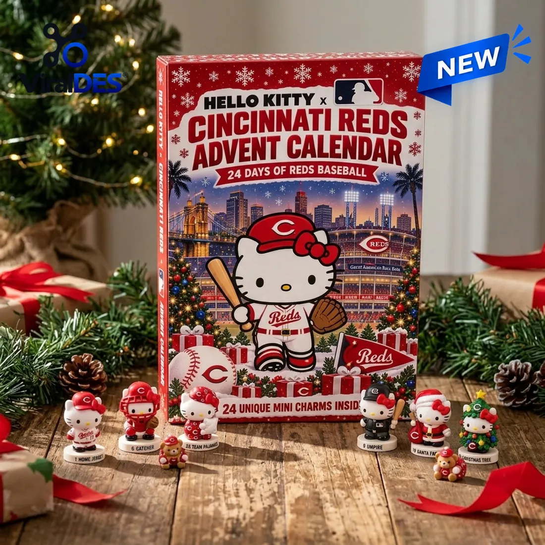 Hello Kitty x Cincinnati Reds Christmas Advent Calendar Hello Kitty x Cincinnati Reds Christmas Advent Calendar