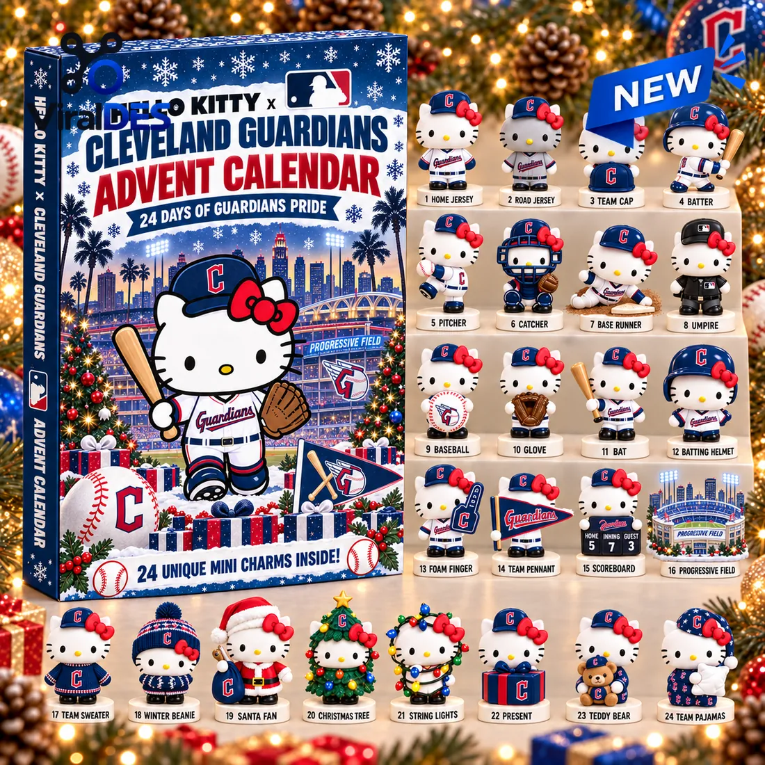 Hello Kitty x Cleveland Guardians Advent Calendar Hello Kitty x Cleveland Guardians Advent Calendar
