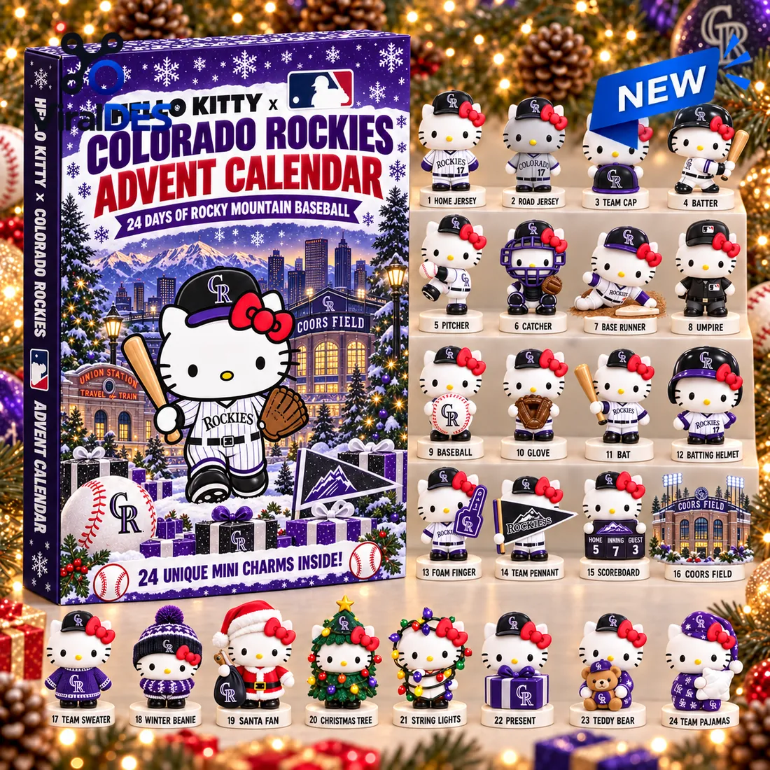 Hello Kitty x Colorado Rockies 2026 Advent Calendar Hello Kitty x Colorado Rockies 2026 Advent Calendar