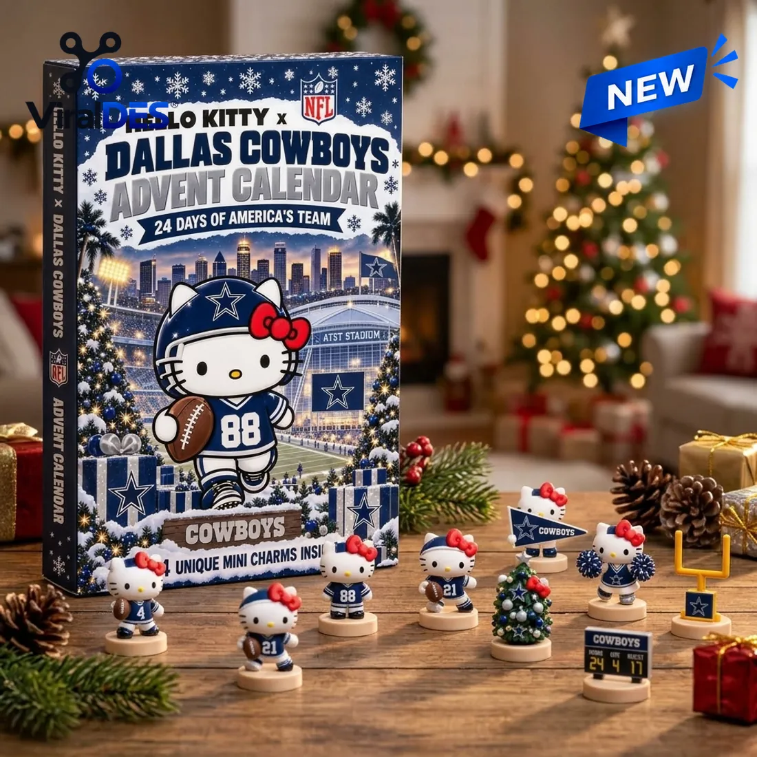 Hello Kitty x Dallas Cowboys 2026 Advent Calendar Hello Kitty x Dallas Cowboys 2026 Advent Calendar