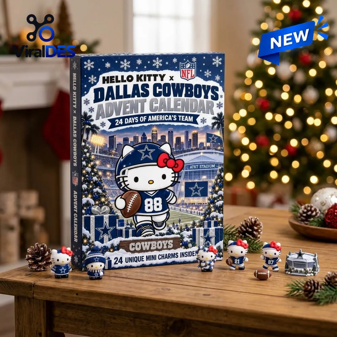 Hello Kitty x Dallas Cowboys 2026 Advent Calendar Hello Kitty x Dallas Cowboys 2026 Advent Calendar