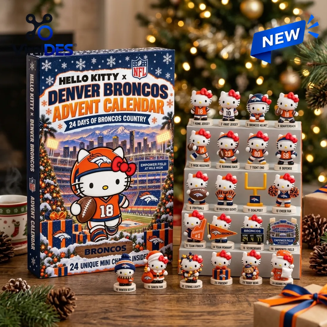 Hello Kitty x Denver Broncos Advent Calendar Hello Kitty x Denver Broncos Advent Calendar