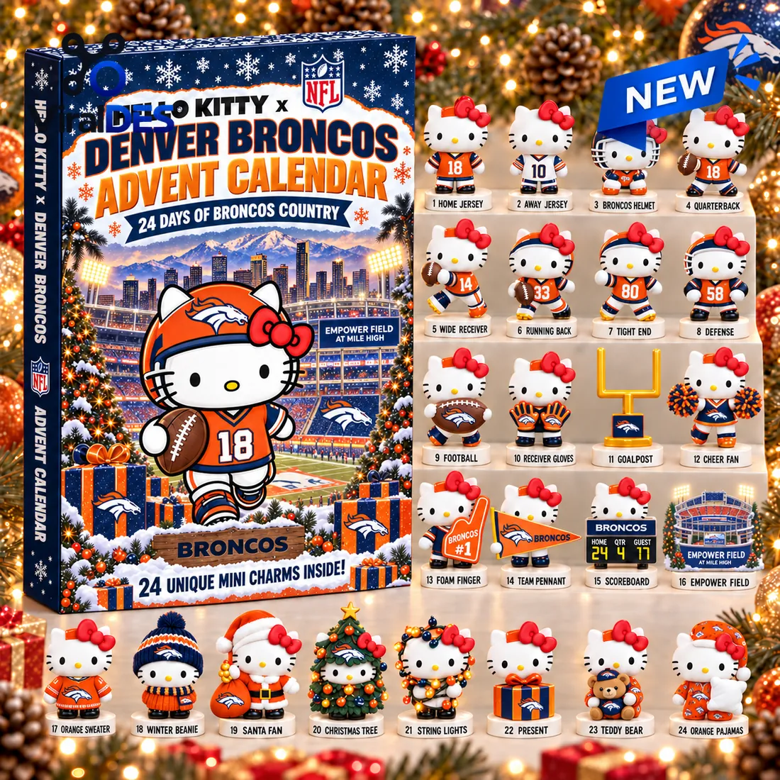 Hello Kitty x Denver Broncos Advent Calendar Hello Kitty x Denver Broncos Advent Calendar