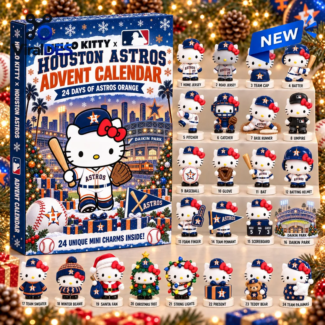 Hello Kitty x Houston Astros 2026 Advent Calendar Hello Kitty x Houston Astros 2026 Advent Calendar