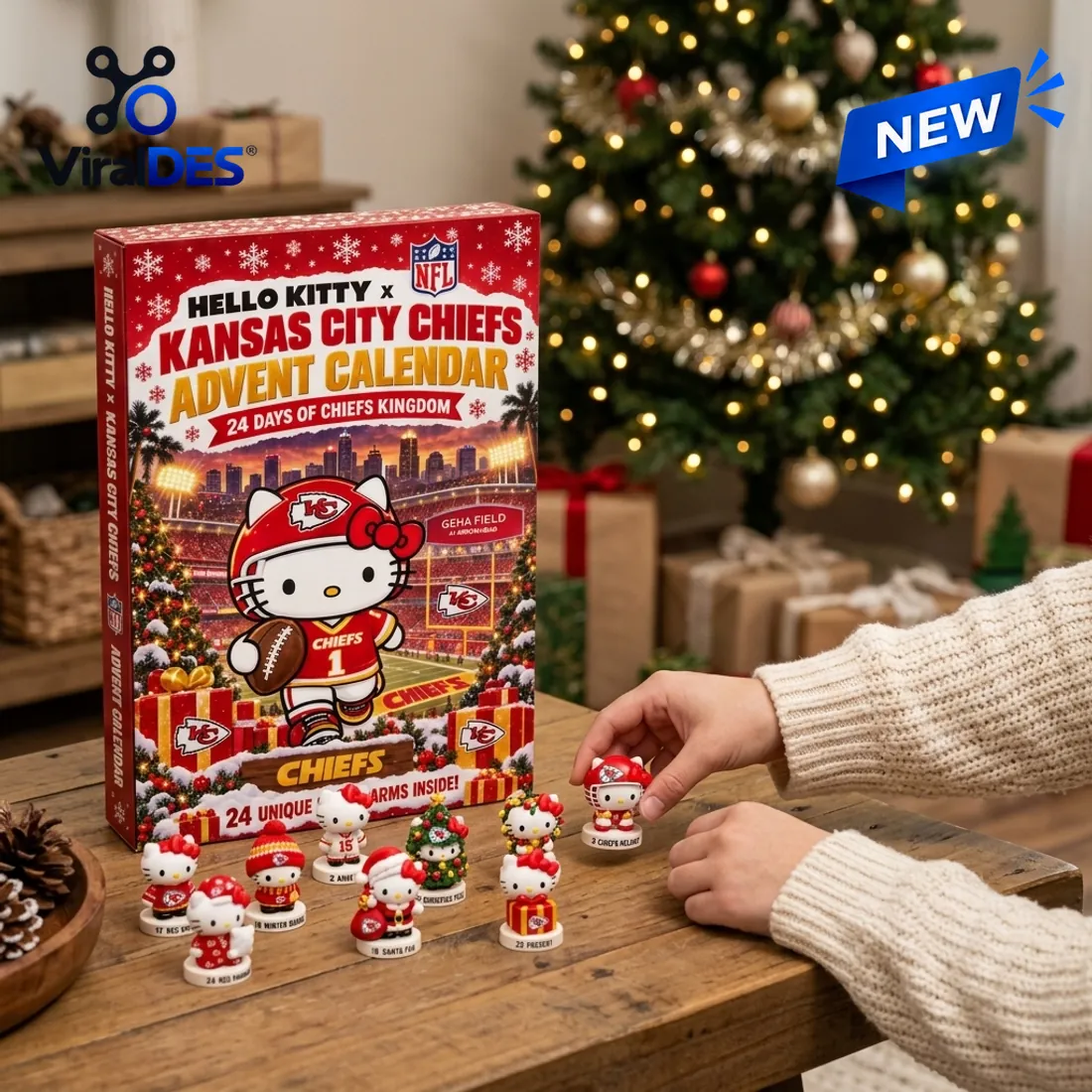 Hello Kitty x Kansas City Chiefs Advent Calendar Hello Kitty x Kansas City Chiefs Advent Calendar