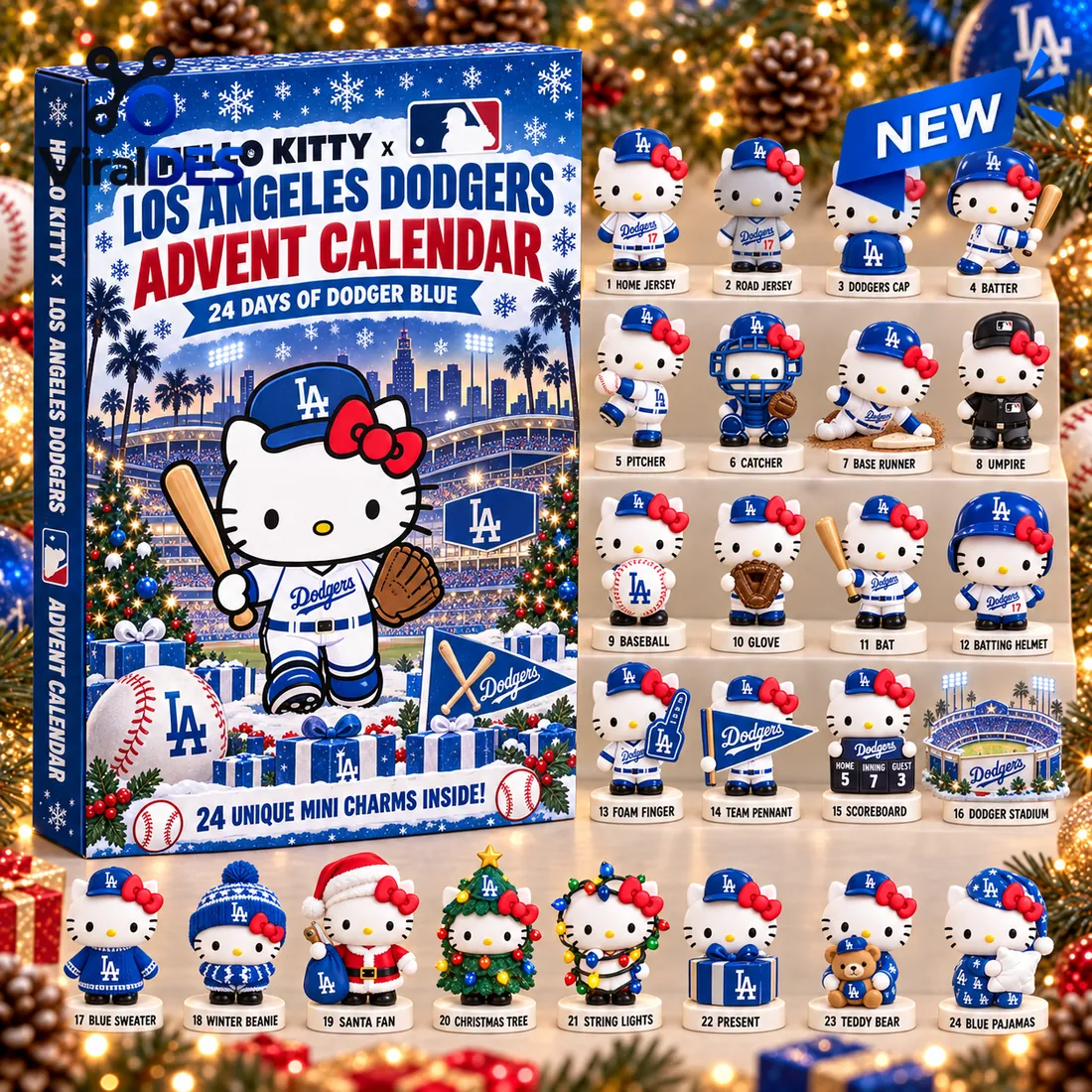 Hello Kitty x Los Angeles Dodgers Advent Calendar Hello Kitty x Los Angeles Dodgers Advent Calendar