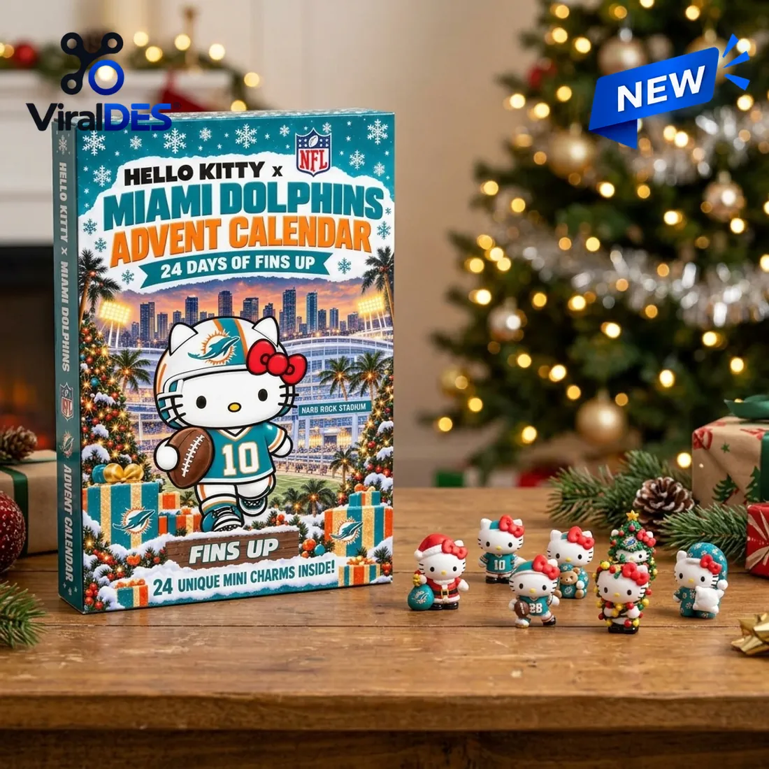Hello Kitty x Miami Dolphins Advent Calendar Hello Kitty x Miami Dolphins Advent Calendar
