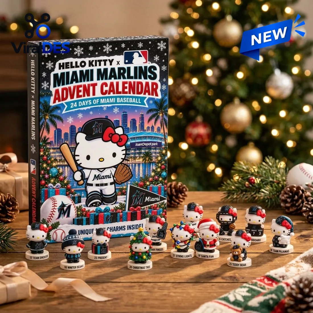 Hello Kitty x Miami Marlins 2026 Advent Calendar Hello Kitty x Miami Marlins 2026 Advent Calendar