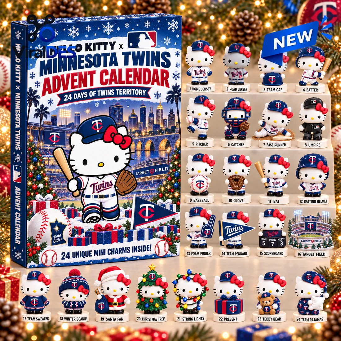 Hello Kitty x Minnesota Twins Advent Calendar Hello Kitty x Minnesota Twins Advent Calendar