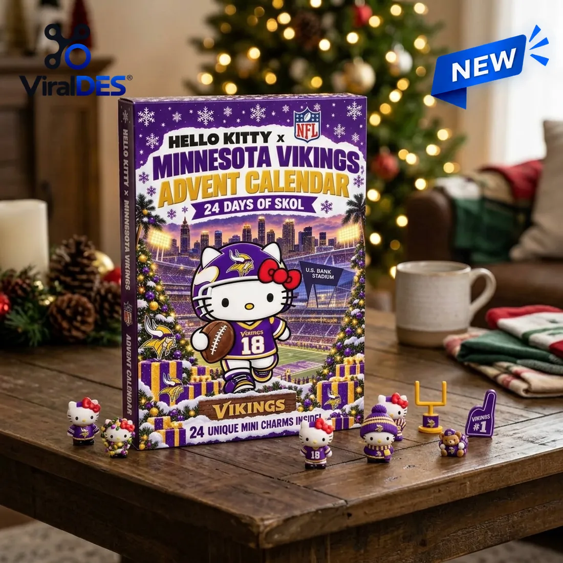 Hello Kitty x Minnesota Vikings Advent Calendar 2026 Hello Kitty x Minnesota Vikings Advent Calendar 2026