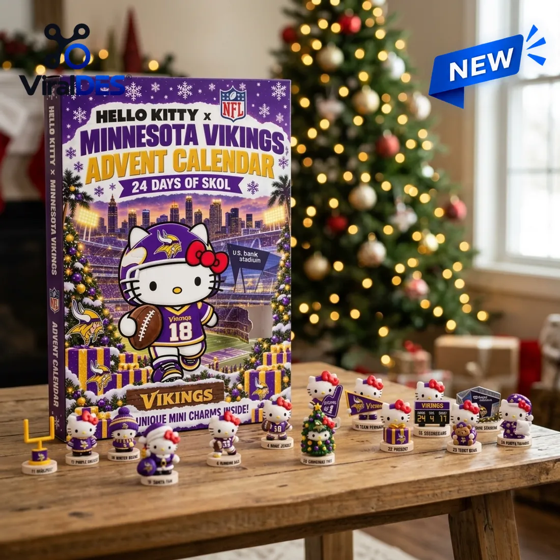 Hello Kitty x Minnesota Vikings Advent Calendar 2026 Hello Kitty x Minnesota Vikings Advent Calendar 2026
