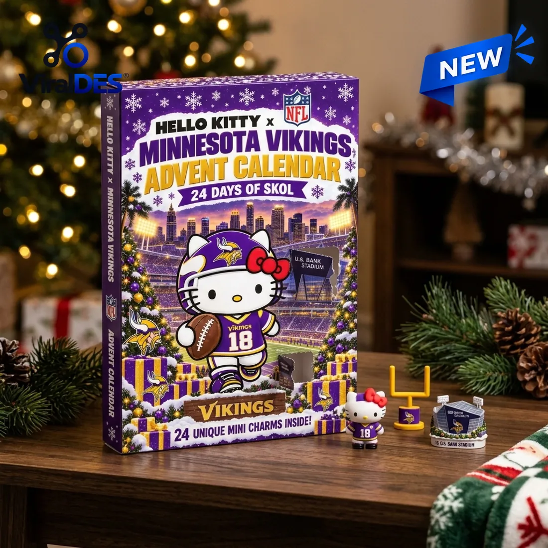 Hello Kitty x Minnesota Vikings Advent Calendar 2026 Hello Kitty x Minnesota Vikings Advent Calendar 2026