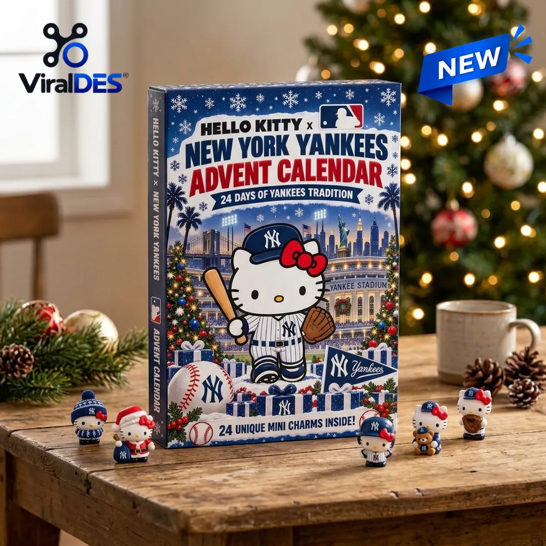 Hello Kitty x New York Yankees 2026 Advent Calendar Hello Kitty x New York Yankees 2026 Advent Calendar