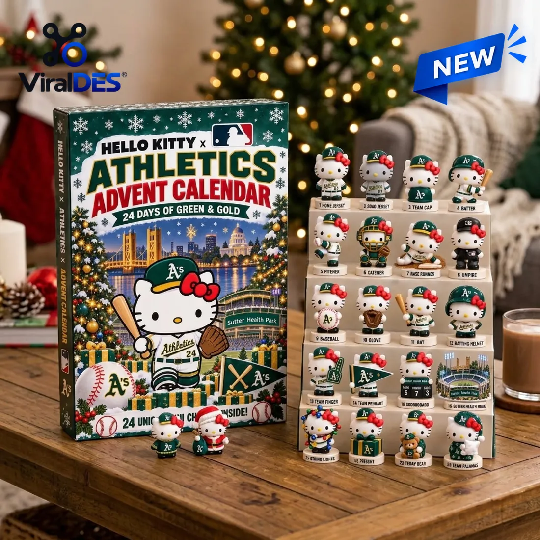 Hello Kitty x Oakland Athletics Advent Calendar Hello Kitty x Oakland Athletics Advent Calendar