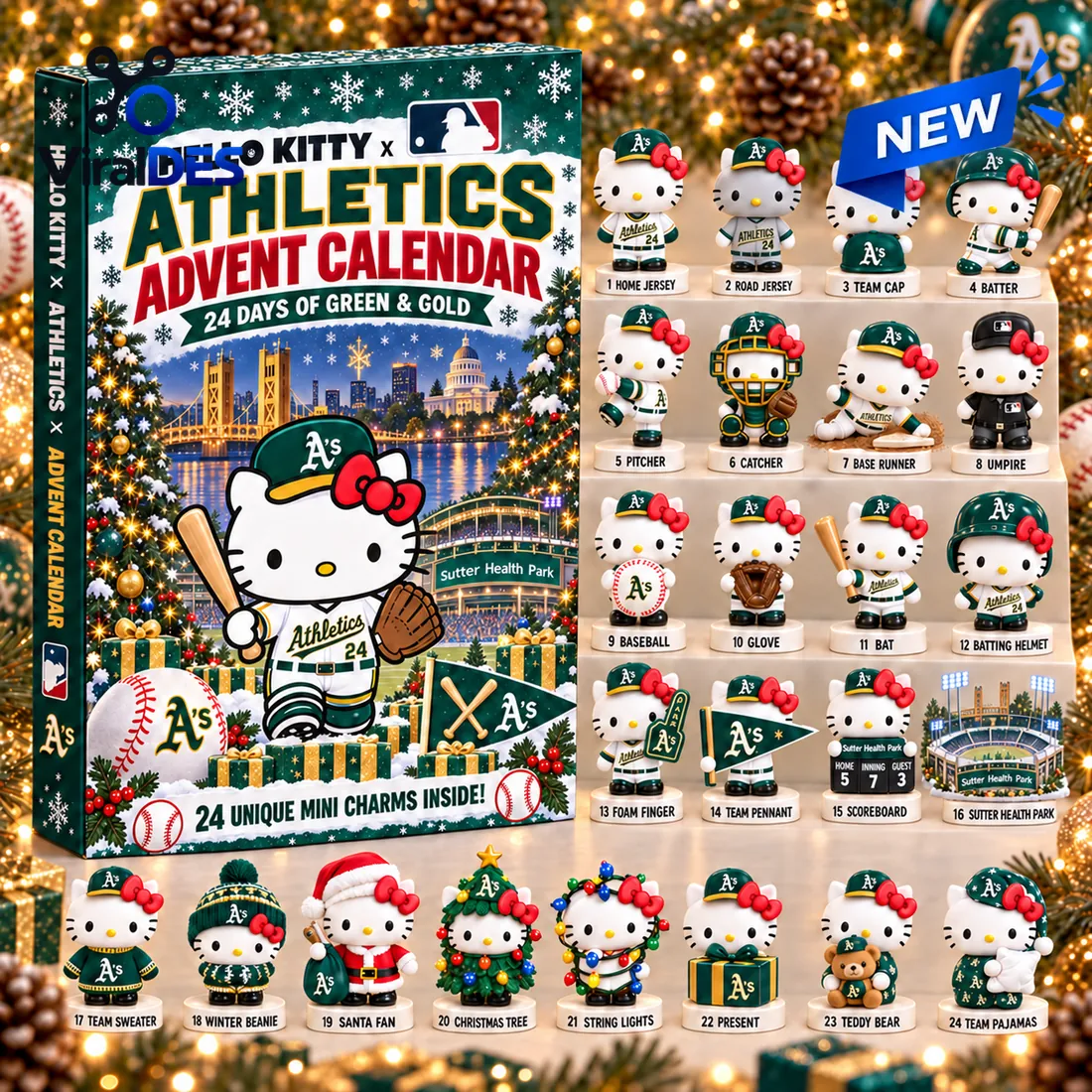 Hello Kitty x Oakland Athletics Advent Calendar Hello Kitty x Oakland Athletics Advent Calendar