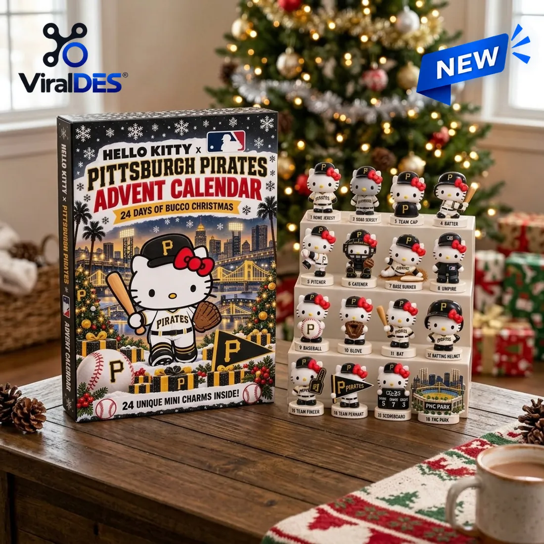 Hello Kitty x Pittsburgh Pirates Advent Calendar Hello Kitty x Pittsburgh Pirates Advent Calendar