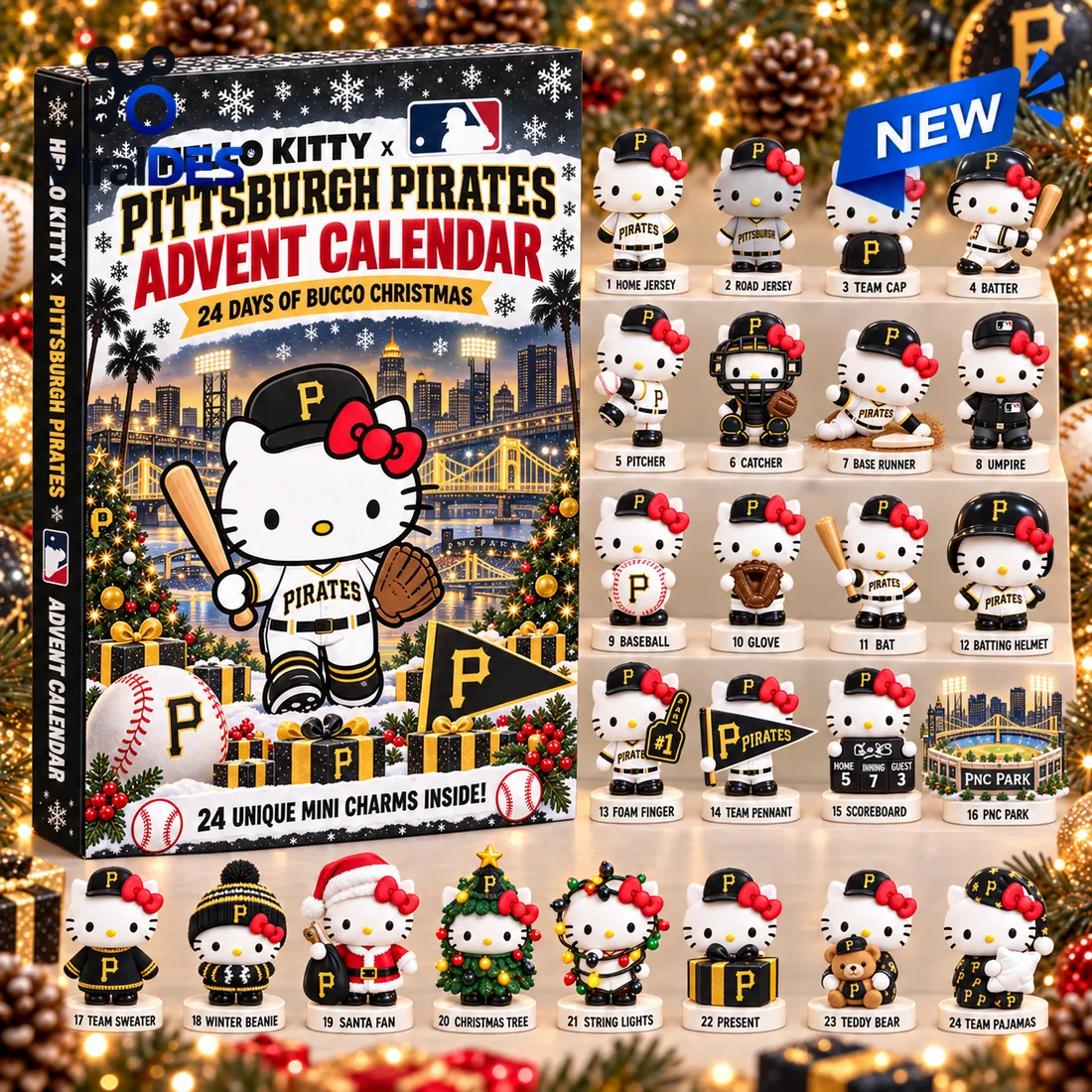 Hello Kitty x Pittsburgh Pirates Advent Calendar Hello Kitty x Pittsburgh Pirates Advent Calendar
