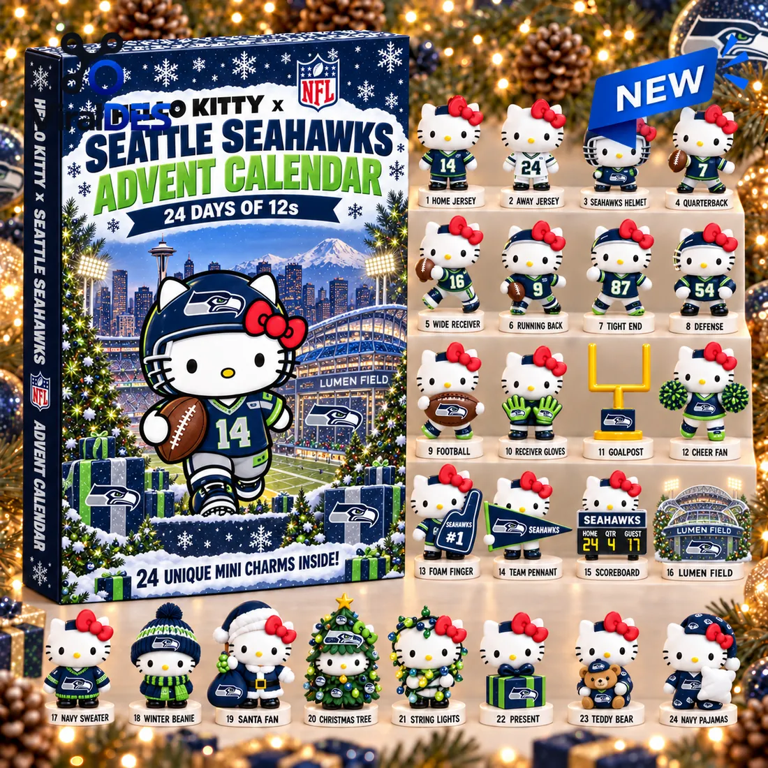 Hello Kitty x Seattle Seahawks Advent Calendar Hello Kitty x Seattle Seahawks Advent Calendar