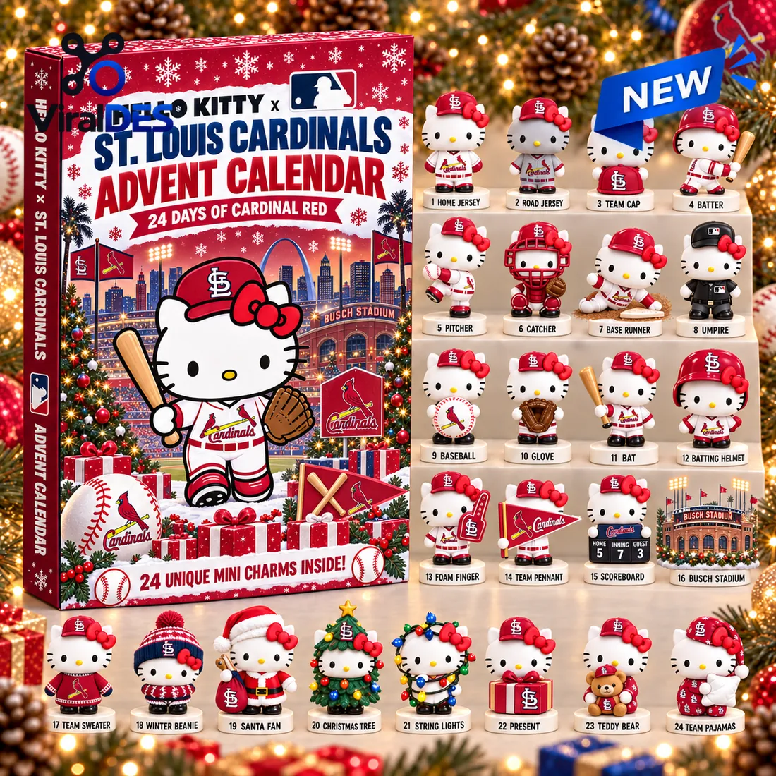 Hello Kitty x St. Louis Cardinals Advent Calendar Hello Kitty x St. Louis Cardinals Advent Calendar