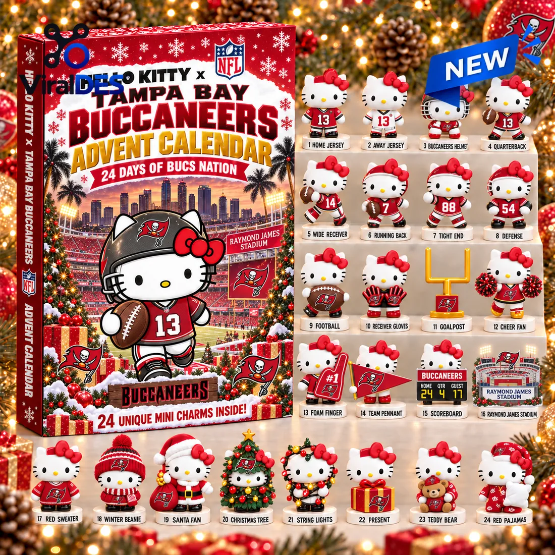 Hello Kitty x Tampa Bay Buccaneers Advent Calendar 2026 Hello Kitty x Tampa Bay Buccaneers Advent Calendar 2026