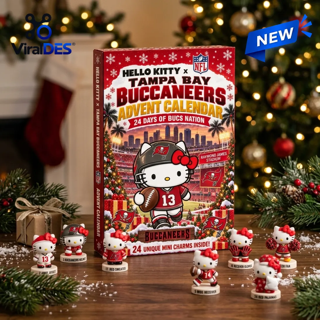 Hello Kitty x Tampa Bay Buccaneers Advent Calendar 2026 Hello Kitty x Tampa Bay Buccaneers Advent Calendar 2026