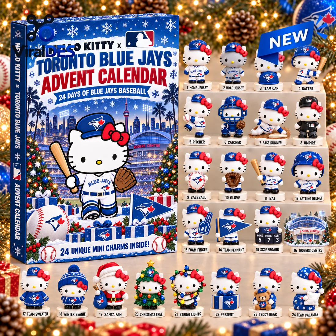 Hello Kitty x Toronto Blue Jays Advent Calendar 2026 Hello Kitty x Toronto Blue Jays Advent Calendar 2026