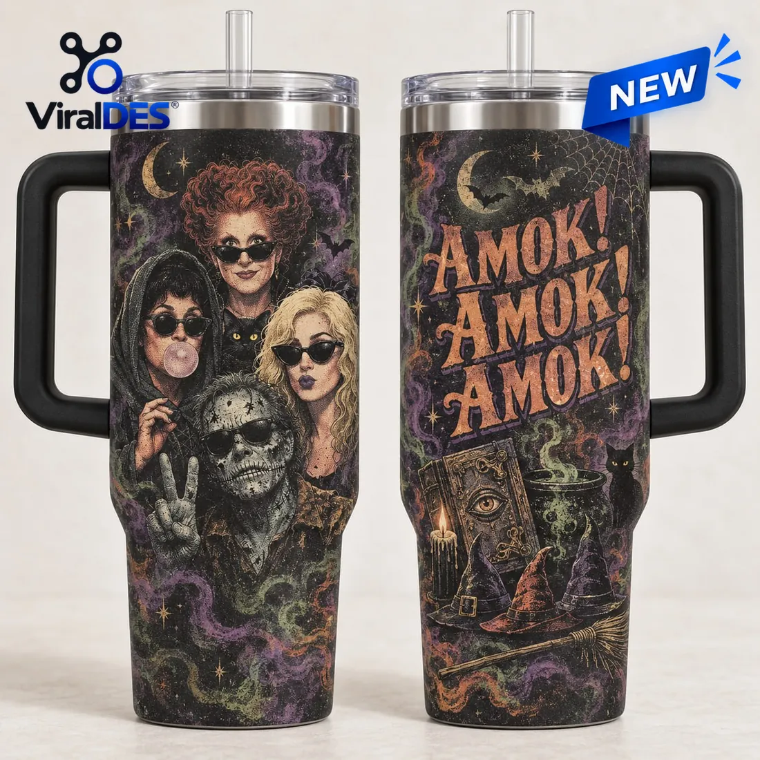 Hocus Pocus Amok 40oz Stanley Tumbler Hocus Pocus Amok 40oz Stanley Tumbler