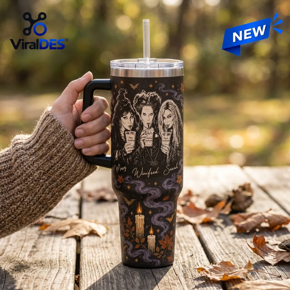Hocus Pocus Salem Magic 40oz Stanley Tumbler Hocus Pocus Salem Magic 40oz Stanley Tumbler