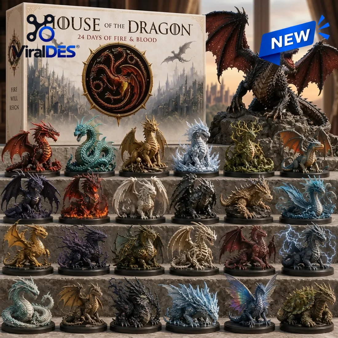 House of the Dragon 24 Days of Dragons Advent Calendar House of the Dragon 24 Days of Dragons Advent Calendar
