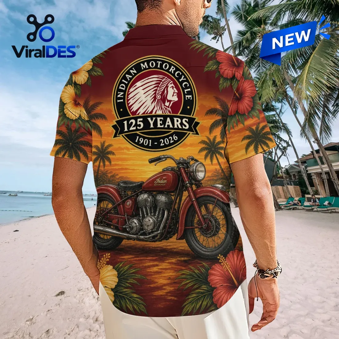 Indian Motorcycle 125th Anniversary Button-Down Shirt Indian Motorcycle 125th Anniversary Button-Down Shirt